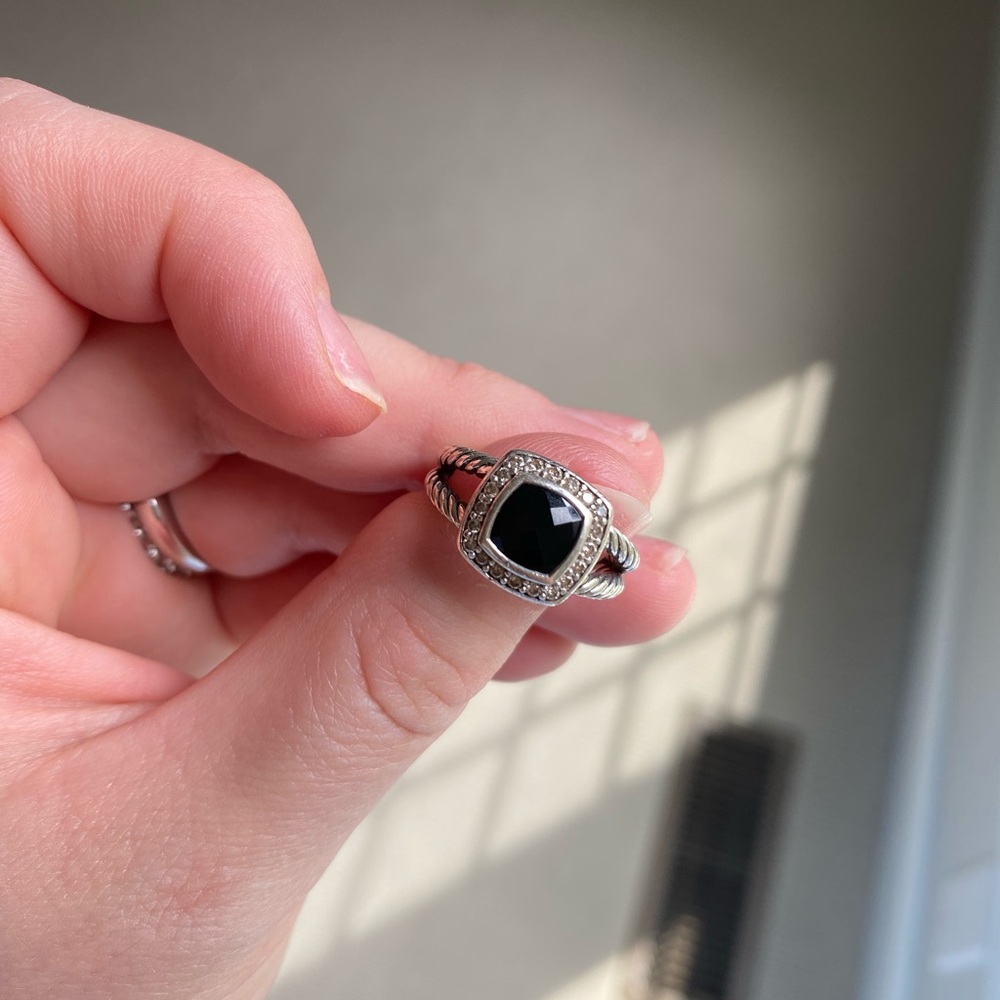 David Yurman Petite Albion Ring with Diamonds
